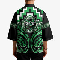 Aotearoa Ngai Tahu Personalised Kimono Maori Iwi Poutama Puhoro Tattoo LT14 - Polynesian Pride