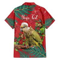 Personalised New Zealand Kakapo Christmas Family Matching Summer Maxi Dress and Hawaiian Shirt Meri Kirihimete Silver Fern Mix Pohutukawa LT14 - Polynesian Pride