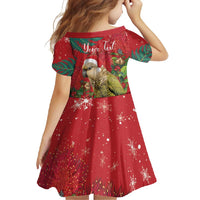 Personalised New Zealand Kakapo Christmas Family Matching Tank Maxi Dress and Hawaiian Shirt Meri Kirihimete Silver Fern Mix Pohutukawa LT14 - Polynesian Pride