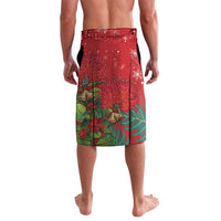 Personalised New Zealand Kakapo Christmas Lavalava Meri Kirihimete Silver Fern Mix Pohutukawa LT14 - Polynesian Pride