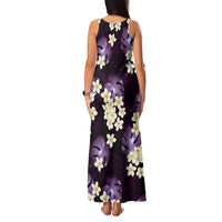 Purple Tropical Hawaii Family Matching Tank Maxi Dress and Hawaiian Shirt Seamless Monstera Plumeria Hawaiian Pattern LT14 - Polynesian Pride