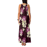 Pink Tropical Hawaii Family Matching Tank Maxi Dress and Hawaiian Shirt Seamless Monstera Plumeria Hawaiian Pattern LT14 - Polynesian Pride
