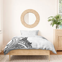 Black White Polynesia Tropical Flowers Bedding Set LT14 - Polynesian Pride