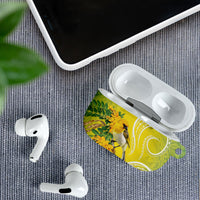 Hawaii Palila Mamane AirPods Case Hawaiian Honeycreeper With Native Flower LT14 - Polynesian Pride