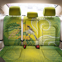 Hawaii Palila Mamane Back Car Seat Cover Hawaiian Honeycreeper With Native Flower LT14 - Polynesian Pride