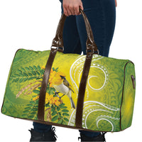 Hawaii Palila Mamane Travel Bag Hawaiian Honeycreeper With Native Flower LT14 - Polynesian Pride