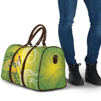 Hawaii Palila Mamane Travel Bag Hawaiian Honeycreeper With Native Flower LT14 - Polynesian Pride