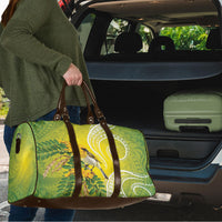 Hawaii Palila Mamane Travel Bag Hawaiian Honeycreeper With Native Flower LT14 - Polynesian Pride