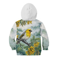 Aloha Hawaii Palila Mamane Watercolor Kid Hoodie LT14 - Polynesian Pride