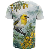 Aloha Hawaii Palila Mamane Watercolor T Shirt