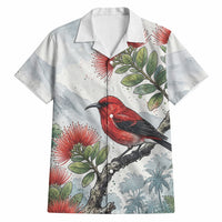 Aloha Hawaii Apapane Ohia Lehua Watercolor Hawaiian Shirt LT14 Watercolor - Polynesian Pride