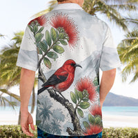 Aloha Hawaii Apapane Ohia Lehua Watercolor Hawaiian Shirt LT14 - Polynesian Pride