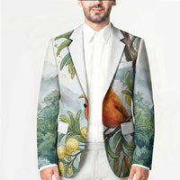 Aloha Hawaii Akepa Koa Tree Watercolor Blazer LT14 - Polynesian Pride