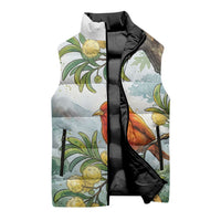 Aloha Hawaii Akepa Koa Tree Watercolor Sleeveless Puffer Jacket LT14 - Polynesian Pride