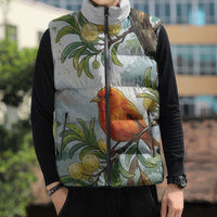 Aloha Hawaii Akepa Koa Tree Watercolor Sleeveless Puffer Jacket LT14 - Polynesian Pride