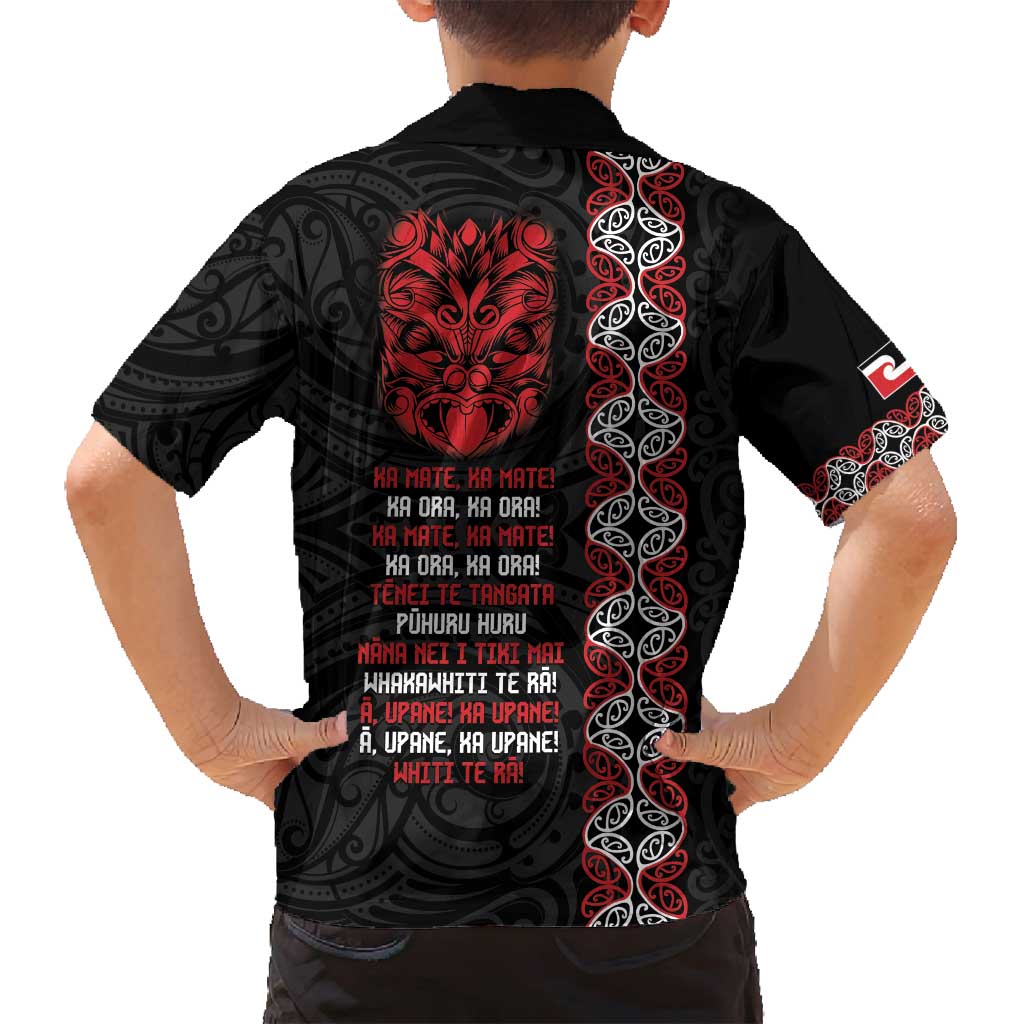 Aotearoa Toitu Te Tiriti Family Matching Off Shoulder Short Dress and Hawaiian Shirt Honour The Treaty Maori Haka LT14 - Polynesian Pride