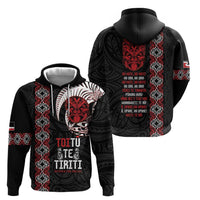 Aotearoa Toitu Te Tiriti Zip Hoodie Honour The Treaty Maori Haka LT14 - Polynesian Pride