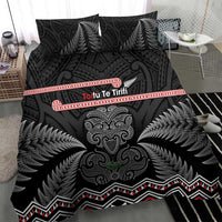 Aotearoa Toitu Te Tiriti Bedding Set Stand Together! Stand Stronger! - NZ Tiki LT14 - Polynesian Pride