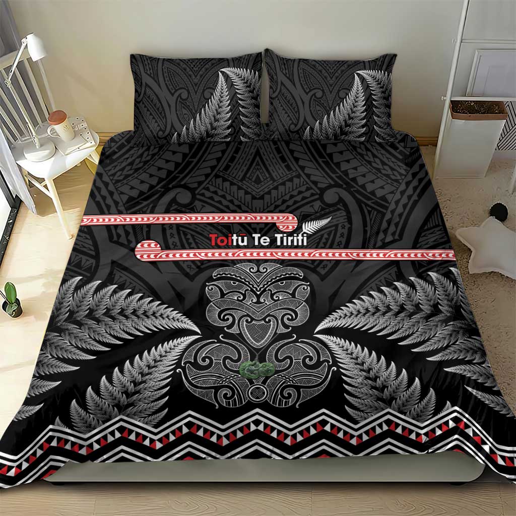 Aotearoa Toitu Te Tiriti Bedding Set Stand Together! Stand Stronger! - NZ Tiki LT14 - Polynesian Pride