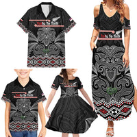 Aotearoa Toitu Te Tiriti Family Matching Summer Maxi Dress and Hawaiian Shirt Stand Together! Stand Stronger! - NZ Tiki LT14 - Polynesian Pride