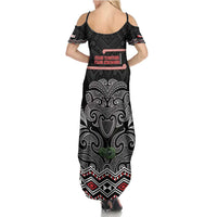 Aotearoa Toitu Te Tiriti Family Matching Summer Maxi Dress and Hawaiian Shirt Stand Together! Stand Stronger! - NZ Tiki LT14 - Polynesian Pride