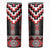 Red Taniko Aotearoa Skinny Tumbler Niho Taniwha Mix Poutama LT14