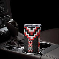 Red Taniko Aotearoa Tumbler Cup Niho Taniwha Mix Poutama LT14