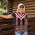 Red Taniko Aotearoa Women Polo Shirt Niho Taniwha Mix Poutama LT14