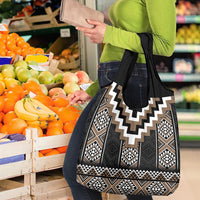 Brown Taniko Aotearoa Grocery Bag Niho Taniwha Mix Poutama