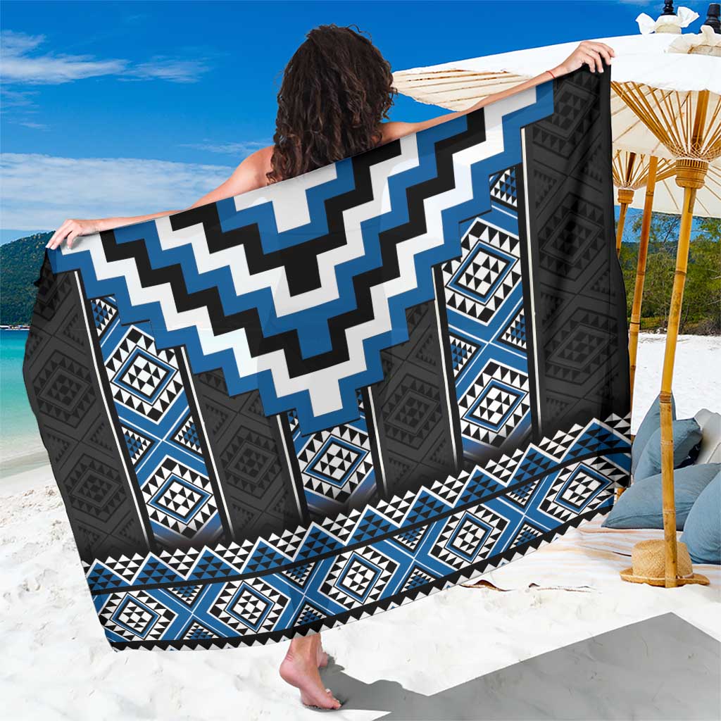 Blue Taniko Aotearoa Sarong Niho Taniwha Mix Poutama LT14