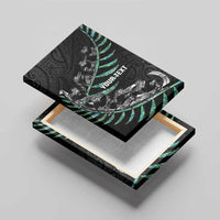 Custom New Zealand Silver Fern Rugby Canvas Wall Art Aotearoa Kiwi Maori Pattern LT14 - Polynesian Pride