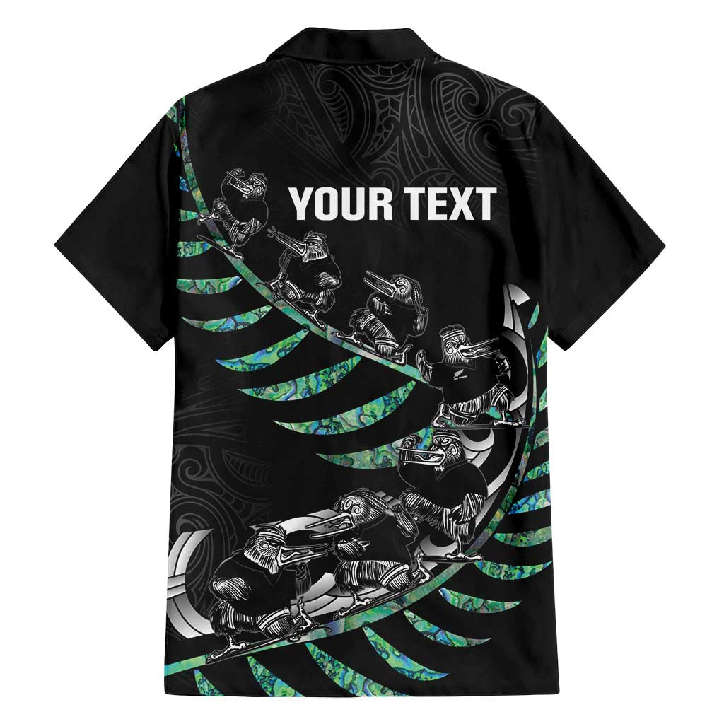 Custom New Zealand Silver Fern Rugby Family Matching Puletasi and Hawaiian Shirt Aotearoa Kiwi Maori Pattern LT14 - Polynesian Pride