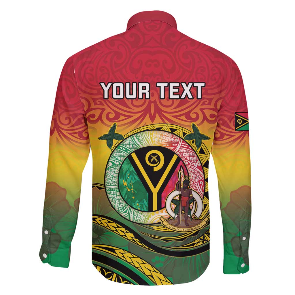 Personalised Vanuatu Family Matching Puletasi and Hawaiian Shirt Yumi 45th Hapi Independens Dei - Reggae Version LT14