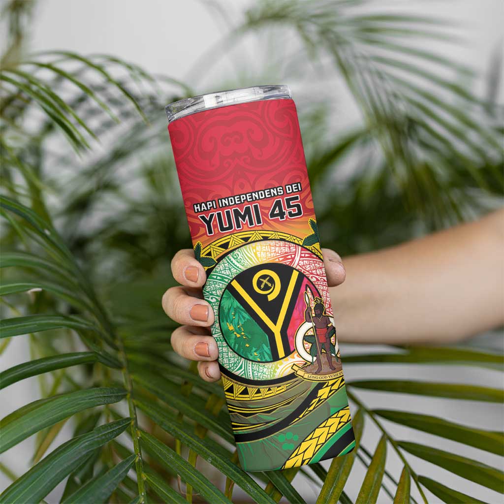 Vanuatu Skinny Tumbler Yumi 45th Hapi Independens Dei - Reggae Version LT14