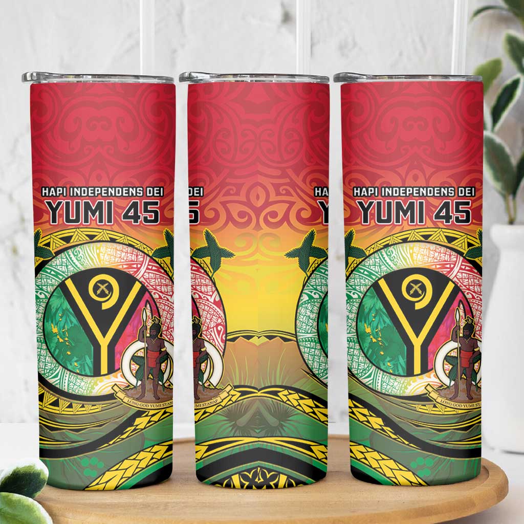 Vanuatu Skinny Tumbler Yumi 45th Hapi Independens Dei - Reggae Version LT14