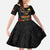 Papua New Guinea Independence Day Kid Short Sleeve Dress PNG Bird of Paradise 50th Anniversary LT14