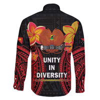 Papua New Guinea Independence Day Family Matching Off The Shoulder Long Sleeve Dress and Hawaiian Shirt PNG Since 1975 LT14 - Polynesian Pride