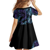 Polynesia Sea Turtle Day Family Matching Long Sleeve Bodycon Dress and Hawaiian Shirt Tribal Honu Plumeria Polynesian Pattern LT14 - Polynesian Pride