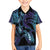 Polynesia Sea Turtle Day Family Matching Off Shoulder Short Dress and Hawaiian Shirt Tribal Honu Plumeria Polynesian Pattern