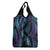 Polynesia Sea Turtle Day Grocery Bag Tribal Honu Plumeria Polynesian Pattern
