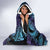 Polynesia Sea Turtle Day Hooded Blanket Tribal Honu Plumeria Polynesian Pattern