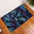 Polynesia Sea Turtle Day Rubber Doormat Tribal Honu Plumeria Polynesian Pattern