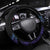 Polynesia Sea Turtle Day Steering Wheel Cover Tribal Honu Plumeria Polynesian Pattern