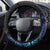 Polynesia Sea Turtle Day Steering Wheel Cover Tribal Honu Plumeria Polynesian Pattern