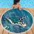 World Sea Turtle Day Polynesia Beach Blanket Go With The Flow