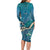 World Sea Turtle Day Polynesia Long Sleeve Bodycon Dress Go With The Flow