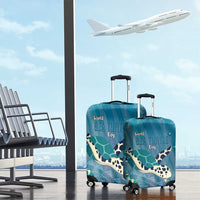 World Sea Turtle Day Polynesia Luggage Cover Go With The Flow