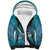 World Sea Turtle Day Polynesia Sherpa Hoodie Go With The Flow