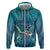 World Sea Turtle Day Polynesia Zip Hoodie Go With The Flow