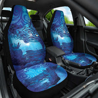 Kuri New Zealand Matariki Car Seat Cover Aotearoa Dog Waka Maori New Year Galaxy Vibes LT14 One Size Blue - Polynesian Pride